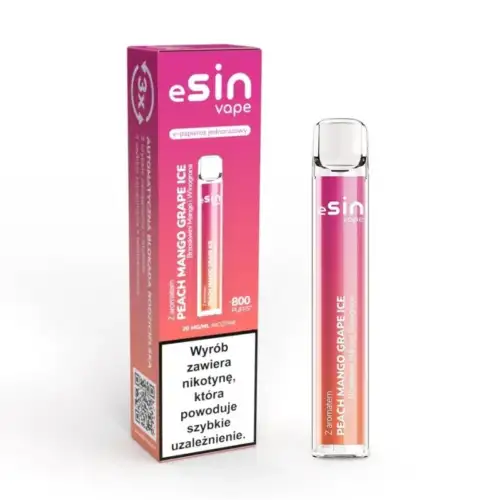 Esin Vape 800 puffs Peach Mango Grape Ice
