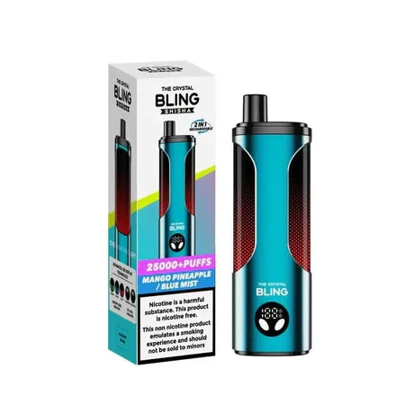 Crystal Blind 25000 puffs dwusmakowe Mango pineapple/blue mist
