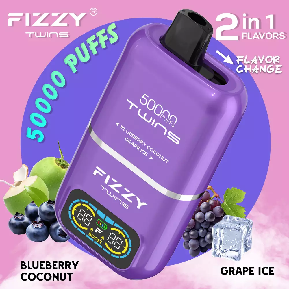 FIZZY TWINS DWUSMAKOWE 50000 PUFFS