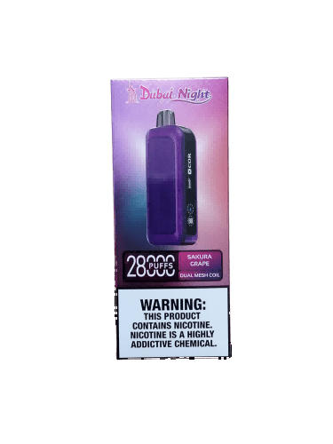 XCOR Dubai Night 28000 – mały vape LED, idealny na podróż | vapepolska