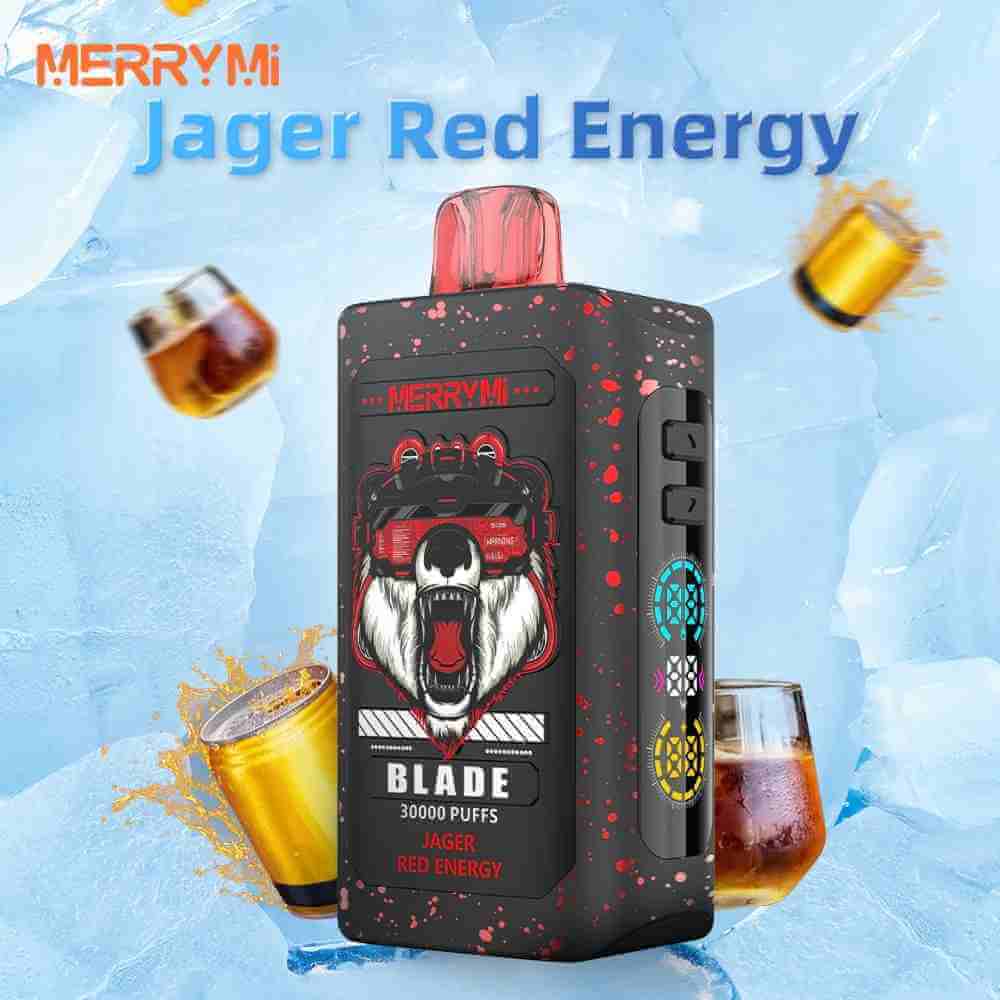Merrymi Blade 30000 Puffs Jager red energy