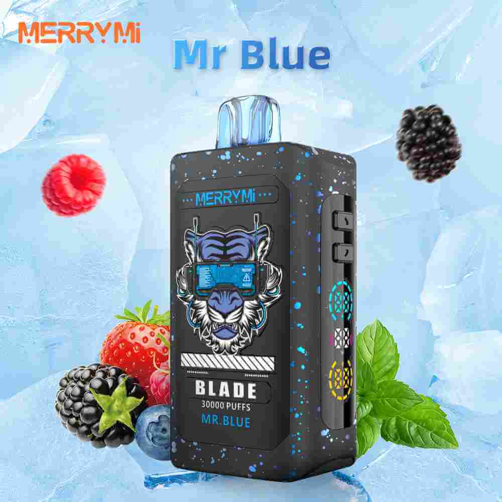 Merrymi Blade 30000 puffs, e-papieros 26ml, vape o dużej pojemności - E-Papierosy Merry Mi Blade 30 000 Peach Lemonade - zmiany dla użytkowników vape