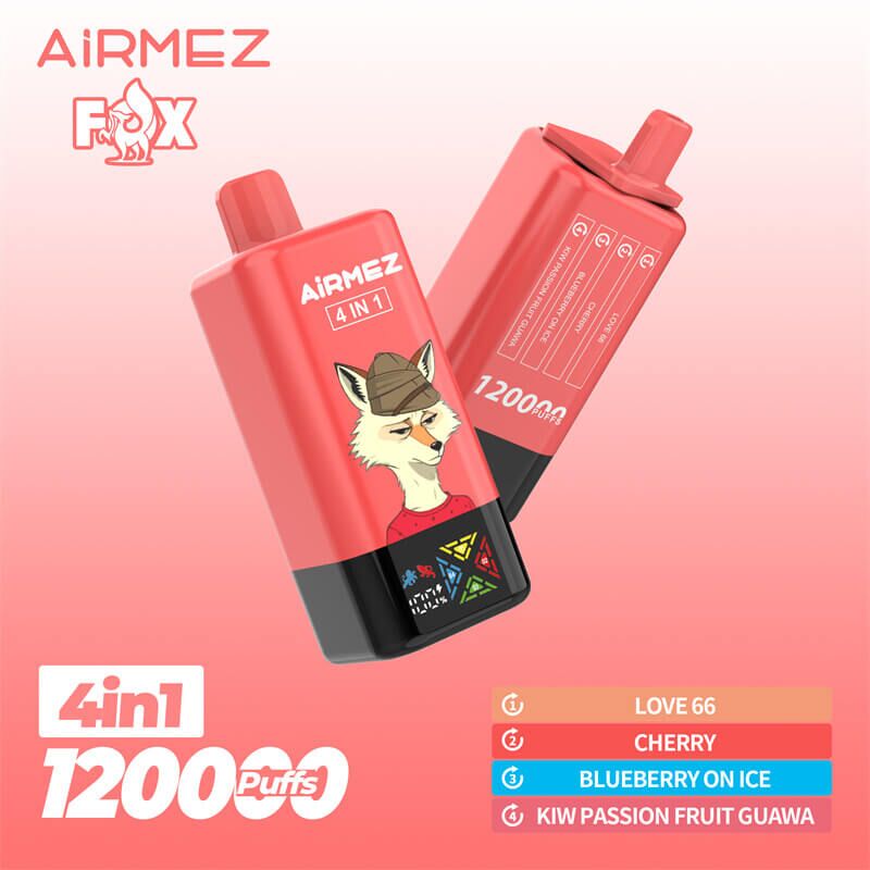 Airmez Fox 4w1 – 60ml, duża pojemność, vape podróżny | vapepolska